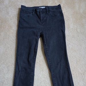Madewell Skinny High Riser 30 Black Frost